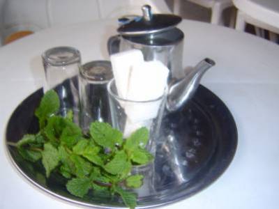 thé à la menthe